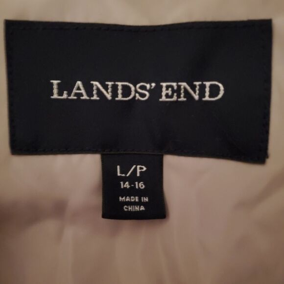 Lands' End Women's Down Filled Puffer Coat Size L - Picture 12 of 14